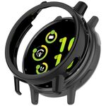 For Garmin Vivoactive 5 Half Coverage PC Hollow Watch Protective Case(Black)