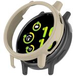 For Garmin Vivoactive 5 Half Coverage PC Hollow Watch Protective Case(Ivory White)