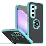Per Infinix Hot 50 Pro 4G Q Shadow 1 Series TPU + PC Custodia per telefono con anello (blu cielo)
