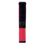Per Samsung Galaxy Watch 7/6/5 Snap Button Spazzolato Plush Watch Band (Nero Rosso)