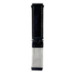 Per Samsung Galaxy Watch 7/6/5 Snap Button Brushed Plush Watch Band (Nero Grigio)