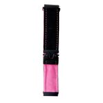Per Samsung Galaxy Watch 7/6/5 Snap Button Spazzolato Peluche Cinturino Orologio (Nero Rosa Rosso)