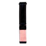 Per Samsung Galaxy Watch 7/6/5 Snap Button Spazzolato Plush Watch Band (Nero Pesca)