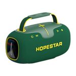 HOPESTAR Party Box 150 40W Altoparlante Bluetooth portatile impermeabile IPX5 per esterni (verde scuro)