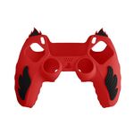 Per Sony PS5 Custodia protettiva in silicone per gamepad Flame (rosso)