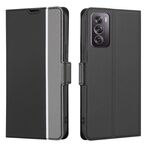 Per OPPO Reno12 Pro 5G Global Twill Texture Custodia in pelle con pulsanti laterali (nero)