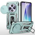 Per Redmi 14C Armor PC + TPU Camera Shield Phone Case (Alpine Green)