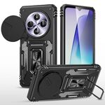 Per Redmi 14C Armor PC + TPU Camera Shield Phone Case (Nero)