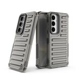 Per Samsung Galaxy S25 5G Custodia per telefono con airbag in TPU ibrido per PC ad alta trasparenza (nero trasparente)