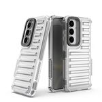 Per Samsung Galaxy S25 5G Custodia per telefono con airbag in TPU ibrido per PC ad alta trasparenza (trasparente)