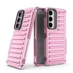 Per Samsung Galaxy S25+ 5G Custodia per telefono con airbag in TPU ibrido per PC ad alta trasparenza (rosa)