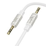 Borofone BL22 Cavo audio AUX Dignity in lega di zinco da 3,5 mm, lunghezza: 1 m (bianco)
