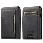 Suteni Denim Texture Key Press Automaticamente Pop Up Card Box (Nero)