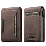 Suteni Denim Texture Key Press Automaticamente Pop Up Card Box (Marrone)