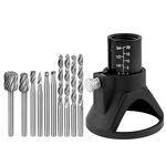 11 pezzi/set localizzatore elettrico per rettifica con 4 punte elicoidali + 6 frese per lime rotanti utensili per lavorazione del legno per Dremel
