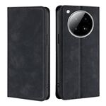 Per Infinix Zero 40 4G Custodia in pelle magnetica Skin Feel (nera)