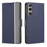 Per Sony Xperia 1 VI Custodia in pelle con pulsanti laterali e trama in twill (blu)