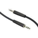 Borofone BL23 Cavo audio AUX da 3,5 mm Refinado, lunghezza: 1 m (nero)