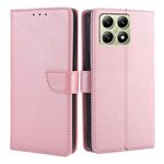 Per Xiaomi Mi 14T 5G Custodia in pelle con fibbia a ribalta e texture in vitello (oro rosa)