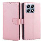 Per Xiaomi Mi 14T Pro 5G Custodia per telefono in pelle con fibbia a ribalta e texture in vitello (oro rosa)
