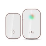 Campanello wireless impermeabile a lunga distanza 2 in 1 (oro)