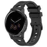 Per Garmin Watch 22mm Cinturino in silicone con fibbia nera punteggiata (nero)