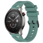 Per Amazfit Watch 22mm Cinturino in silicone con fibbia nera punteggiata (due colori + verde oliva)
