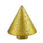 Punta per smussatura diamantata Punta per rettifica conica Piastrelle Marmo Quarzo Foratura Alesatore Smerigliatrice angolare Punta per trapano, Stile: Diametro grande-Punta