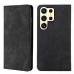 Per Samsung Galaxy S25 Ultra 5G Custodia magnetica in pelle Skin Feel (nera)