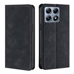 Per Xiaomi 14T Pro 5G Custodia in pelle magnetica Skin Feel (nero)