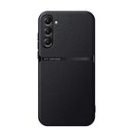Per Samsung Galaxy S23 FE 5G Custodia per telefono antiurto magnetica in pelle Litchi con copertura totale (nera)