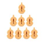 8 pezzi/set Strumento per la riduzione del volume dello strumento sordina per violino (colore pompelmo)