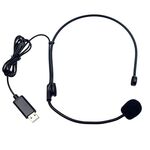 Microfono per cuffie USB con voce di gioco di conversazione di classe online (1 m)