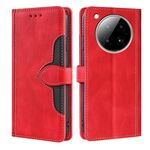 Per Infinix Zero 40 4G Custodia in pelle con fibbia magnetica Skin Feel (rosso)