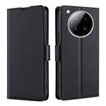 Per Infinix Zero 40 4G Custodia in pelle con fibbia laterale ultra sottile e flip orizzontale (nero)
