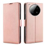 Per Infinix Zero 40 4G Custodia in pelle con fibbia laterale ultra sottile e flip orizzontale (oro rosa)