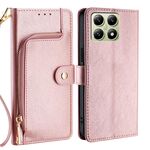 Per Xiaomi 14T 5G Custodia in pelle con cerniera (oro rosa)