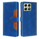 Per Xiaomi 14T 5G Custodia in pelle con fibbia magnetica Skin Feel (blu)