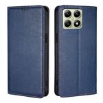 Per Xiaomi 14T 5G Custodia per telefono magnetica in pelle tinta unita Gloss Oil (blu)