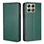 Per Xiaomi 14T 5G Custodia per telefono magnetica in pelle tinta unita Gloss Oil (verde)