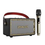 Zealot MT01M Retro Card Altoparlante portatile wireless Bluetooth con microfono (nero)