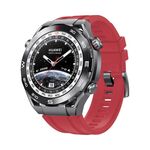 3 pezzi stile più lungo per Huawei Watch Ultimate cinturino di ricambio in silicone (rosso)