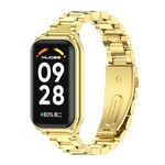 Per Redmi Band 2 Mijobs scocca in metallo + cinturino in acciaio inossidabile a tre sfere (oro)