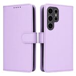 Per Samsung Galaxy S25 Ultra 5G BETOPNICE BN-005 2 in 1 Custodia staccabile in vera pelle (viola chiaro)