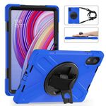 Per Xiaomi Redmi Pad Pro 12.1 Custodia girevole in silicone per tablet PC ibrido con tracolla (blu)