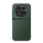 Per Redmi Note 14 Pro+ 5G Custodia per telefono antiurto magnetica in pelle Litchi a copertura totale (verde)