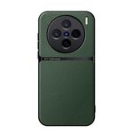 Per vivo X200 Custodia per telefono antiurto magnetica in pelle Litchi con copertura completa (verde)