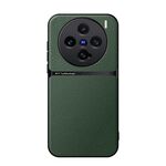 Per vivo X200 Pro mini Custodia per telefono antiurto magnetica in pelle Litchi con copertura completa (verde)