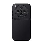 Per OPPO Find X8 Custodia per telefono antiurto magnetica in pelle Litchi con copertura completa (nera)