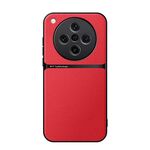 Per OPPO Find X8 Custodia per telefono antiurto magnetica in pelle Litchi con copertura completa (rossa)